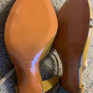 Bally multi colored high heel shoes for women